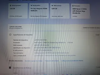 Ordenador Portátil HP Gris 15 Windows 11 256 GB
