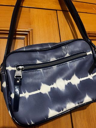 Bolso Lois Jeans Tie-Dye Azul y Blanco