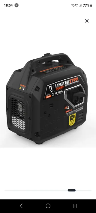 Grupo electrógeno Genergy 2700i 1700W