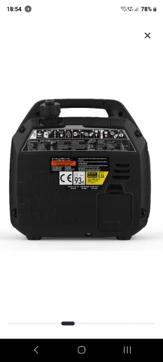 Grupo electrógeno Genergy 2700i 1700W