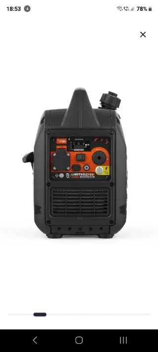 Grupo electrógeno Genergy 2700i 1700W