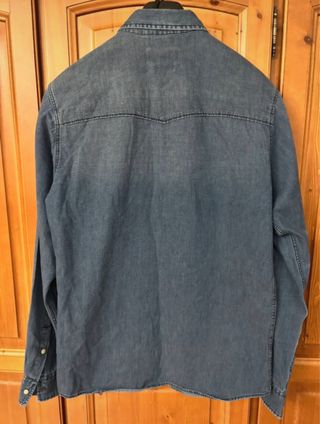 Jack & Jones Men’s Blue Denim Shirt – Classic Fit