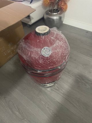 Barbacoa Kamado 16 Cerámica Roja Nueva