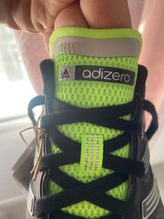 Zapatillas Adidas Adizero Negras y Verdes