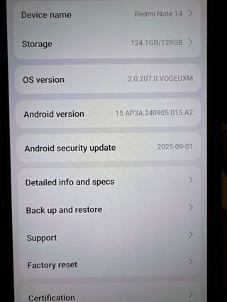 Xiaomi Redmi Note 14 5G