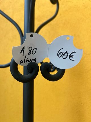 Perchero en forja artística