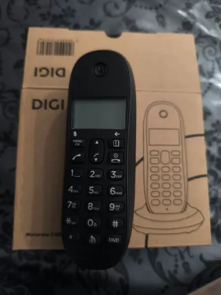 Teléfono Inalámbrico Motorola C1001 Negro