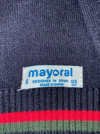 Gorro y bufanda Mayoral niño azul