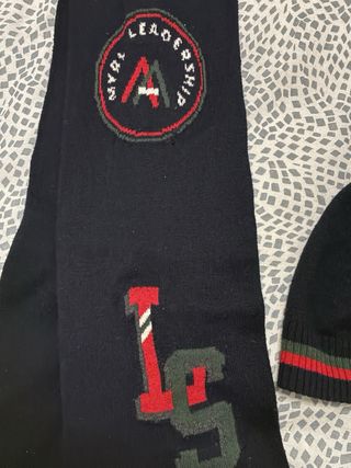 Gorro y bufanda Mayoral niño azul