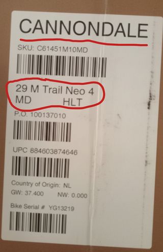 Bicicleta Eléctrica Cannondale Trail Neo 4 - BCN