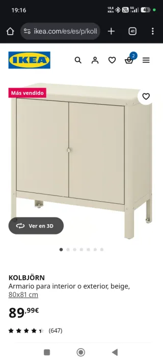Armario KOLBJÖRN IKEA - NEGOCIABLE