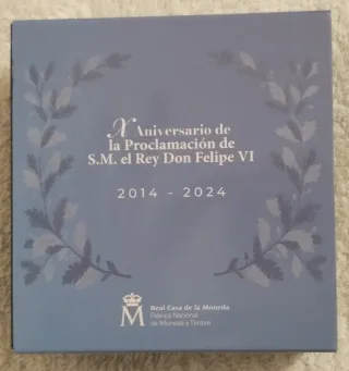 10 Euros España 2024 Felipe VI Proclamación