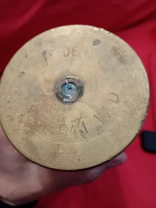 Bossolo inerte WW1 1917, militaria da collezione