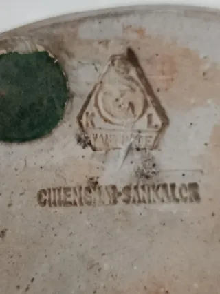 Jarrón Celadón Azul