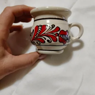 Caraffa in ceramica decorata