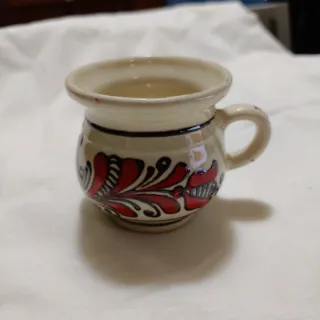 Caraffa in ceramica decorata