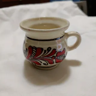 Caraffa in ceramica decorata