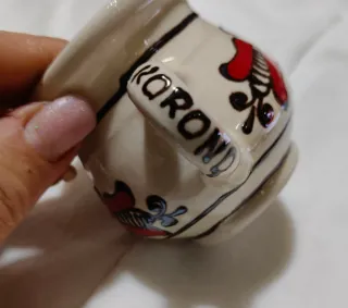 Caraffa in ceramica decorata