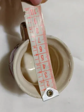 Caraffa in ceramica decorata