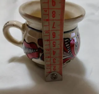 Caraffa in ceramica decorata