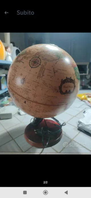 Mappamondo da scrivania