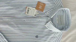 Camisa THE MORENO Rayas Azul Talla M