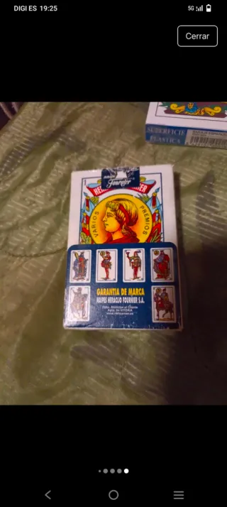 Baraja de cartas española Fournier