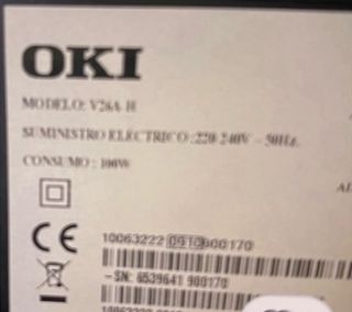 TV OKI V26 A-H 30' Negra