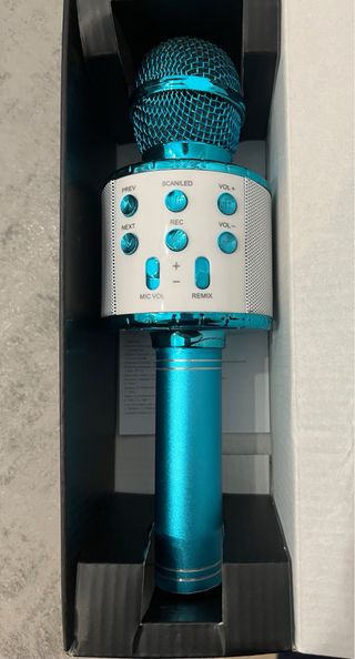 Micrófono Karaoke Bluetooth Inalámbrico