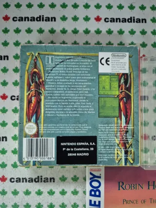 Robin Hood Prince of Thieves Game Boy