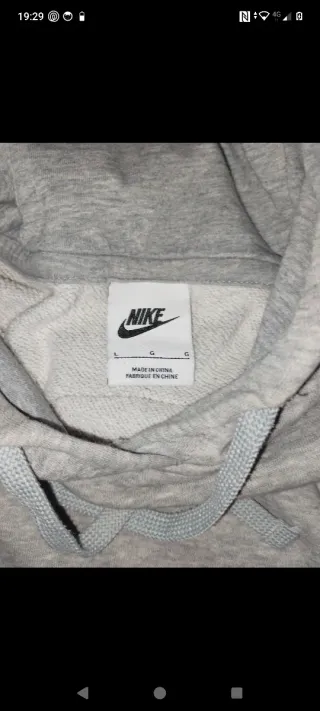 Sudadera Nike Gris con Capucha