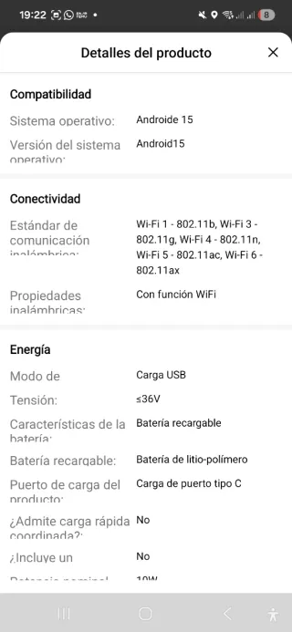 Tablet QDDQ Android 15