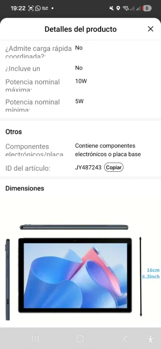 Tablet QDDQ Android 15
