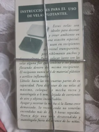 Confezione di candele decorative fiori e frutta