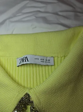 Jersey cuello joya Zara