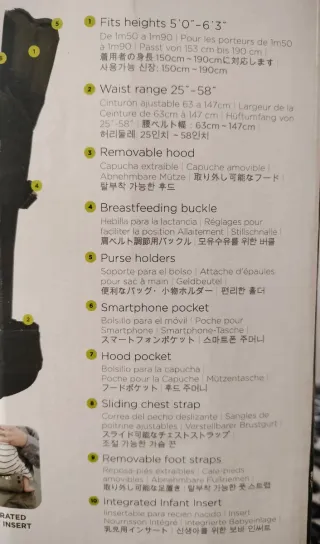 Mochila Portabebés Boba Carrier 4G Canguro