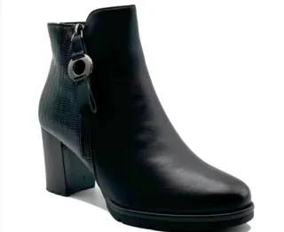 Botín tacón negro talla 37