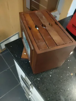 Marco de fotos de madera familiar