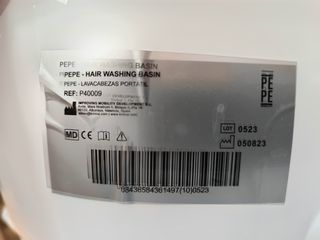 Lavacabezas portátil con manguera