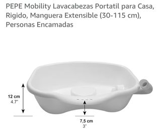 Lavacabezas portátil con manguera