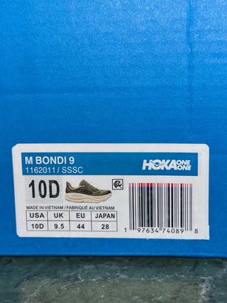 Zapatos Hoka Bondi 9 Verde Oliva