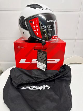 Casco Moto L52 Talla S Blanco a estrenar