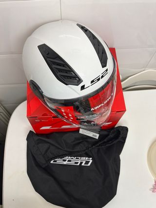 Casco Moto L52 Talla S Blanco a estrenar