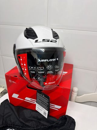Casco Moto L52 Talla S Blanco a estrenar