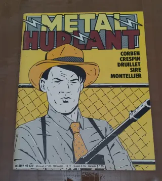 Revista Metal Hurlant edicion francesa.