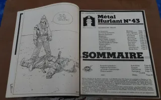Revista Metal Hurlant edicion francesa.