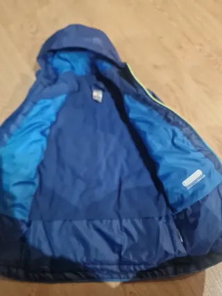 Chaqueta de nieve azul