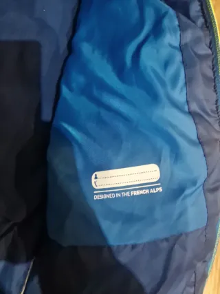 Chaqueta de nieve azul