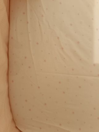 Minicuna colchón y sábanas