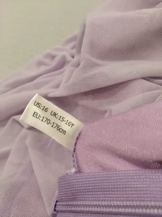 Maillot danza rosa/morado talla única